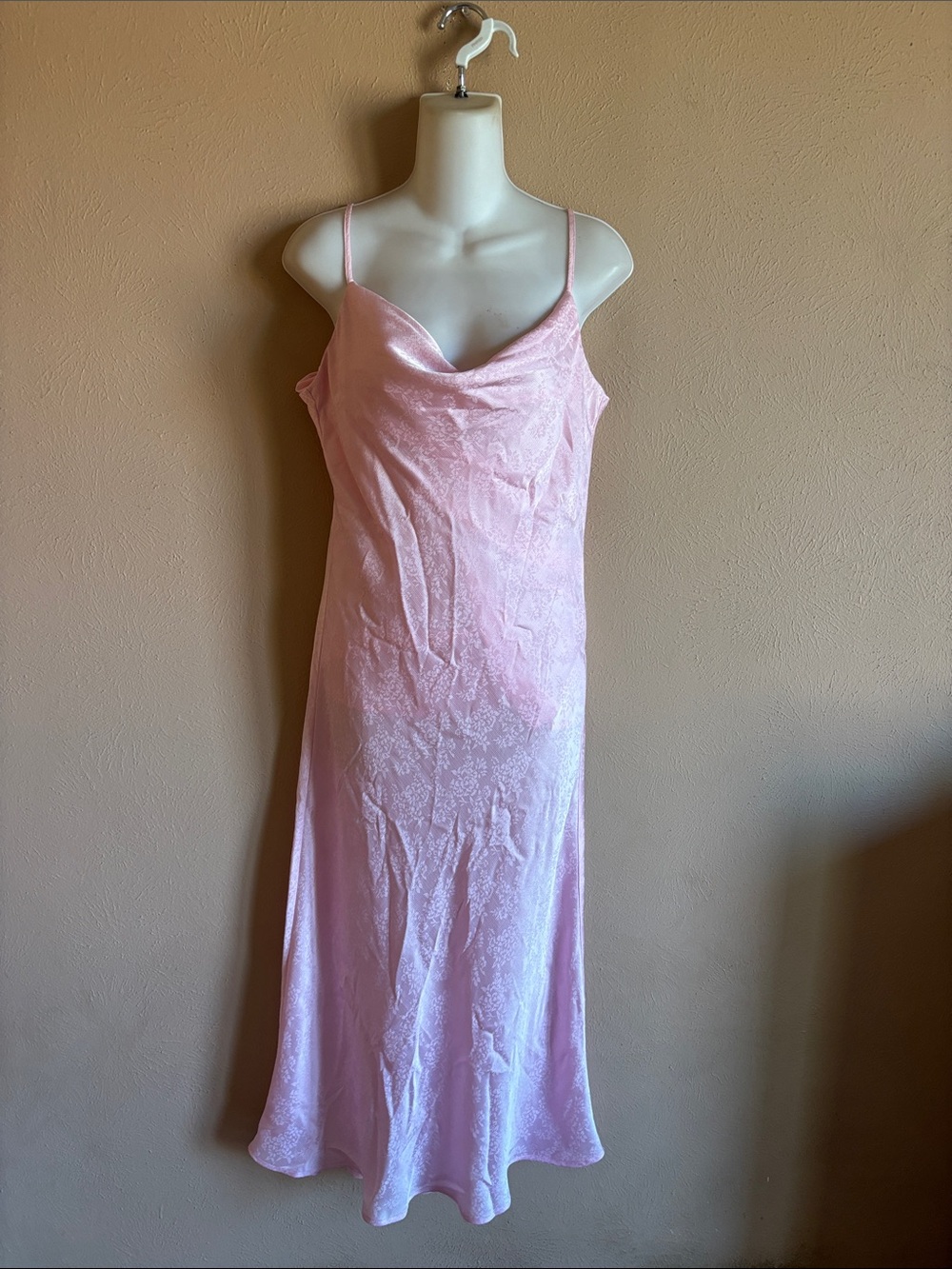 NWT Altar’d State Pink Satin Slip Dress M